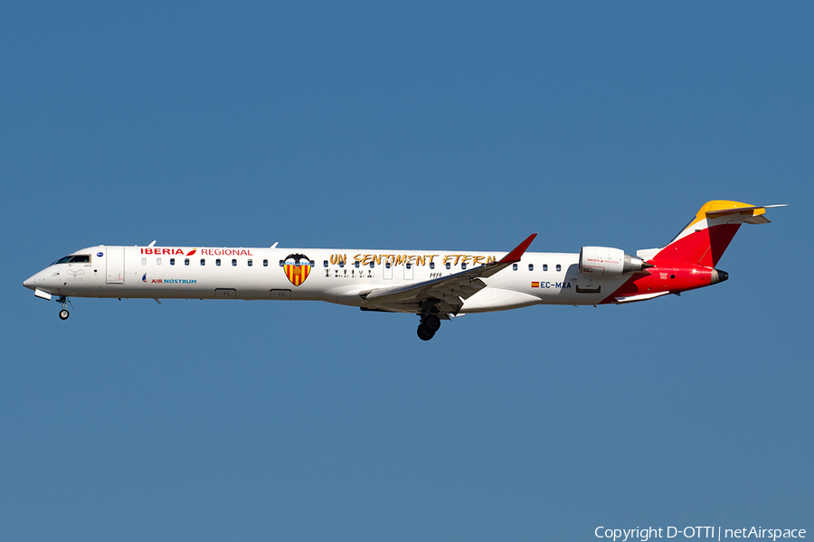Iberia Regional (Air Nostrum) Bombardier CRJ-1000 (EC-MXA) | Photo 374942
