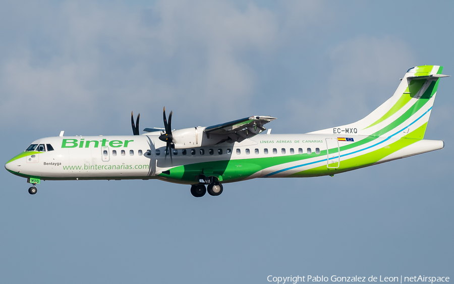 Binter Canarias ATR 72-600 (EC-MXQ) | Photo 341584
