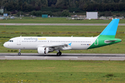 Vueling Airbus A320-214 (EC-MYB) at  Dusseldorf - International, Germany