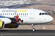 Vueling Airbus A320-232 (EC-MYC) at  Lanzarote - Arrecife, Spain