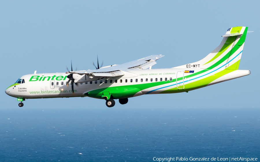 Binter Canarias ATR 72-600 (EC-MYT) | Photo 340104