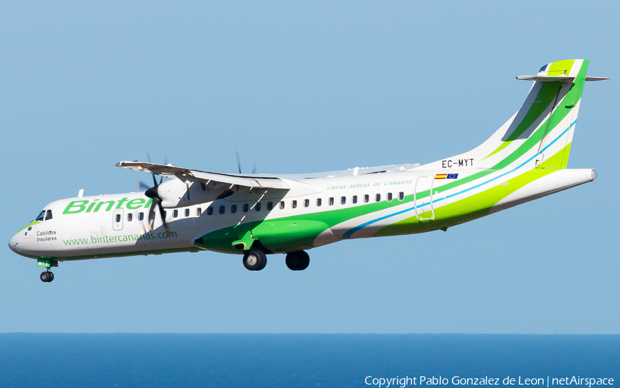 Binter Canarias ATR 72-600 (EC-MYT) | Photo 340106