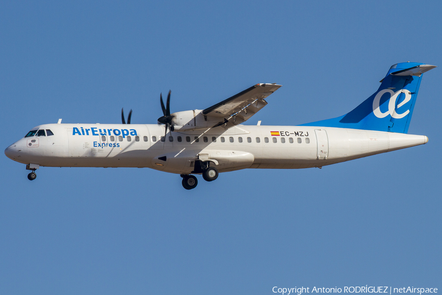 Air Europa Express (Aeronova) ATR 72-500 (EC-MZJ) | Photo 352163
