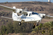 Canavia Lineas Aereas Tecnam P2006T (EC-MZZ) at  El Berriel, Spain