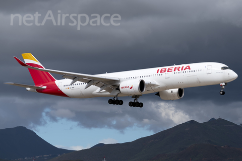 Iberia Airbus A350-941 (EC-NBE) at  Tenerife Sur - Reina Sofia, Spain