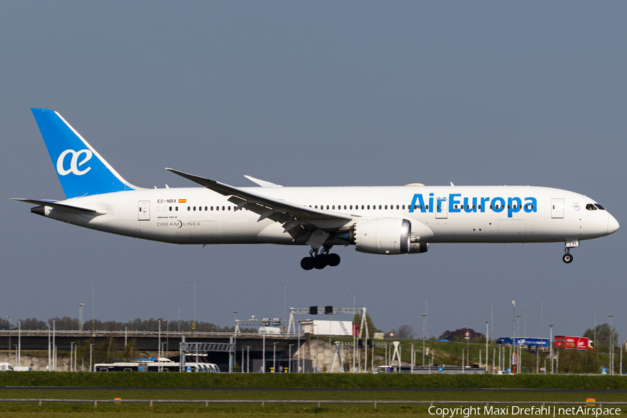 Air Europa Boeing 787-9 Dreamliner (EC-NBX) | Photo 506449