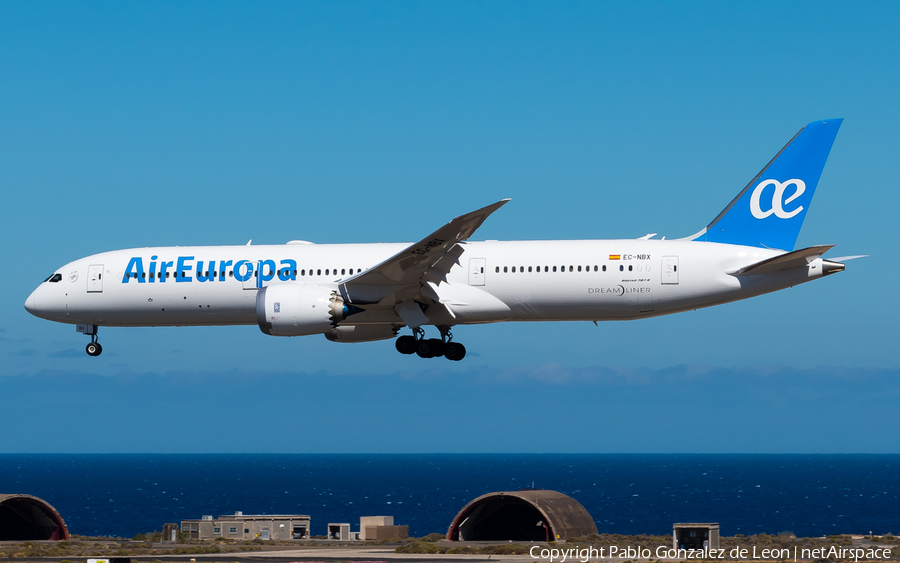 Air Europa Boeing 787-9 Dreamliner (EC-NBX) | Photo 340602