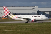 Volotea Airbus A319-112 (EC-NDH) at  Hamburg - Finkenwerder, Germany