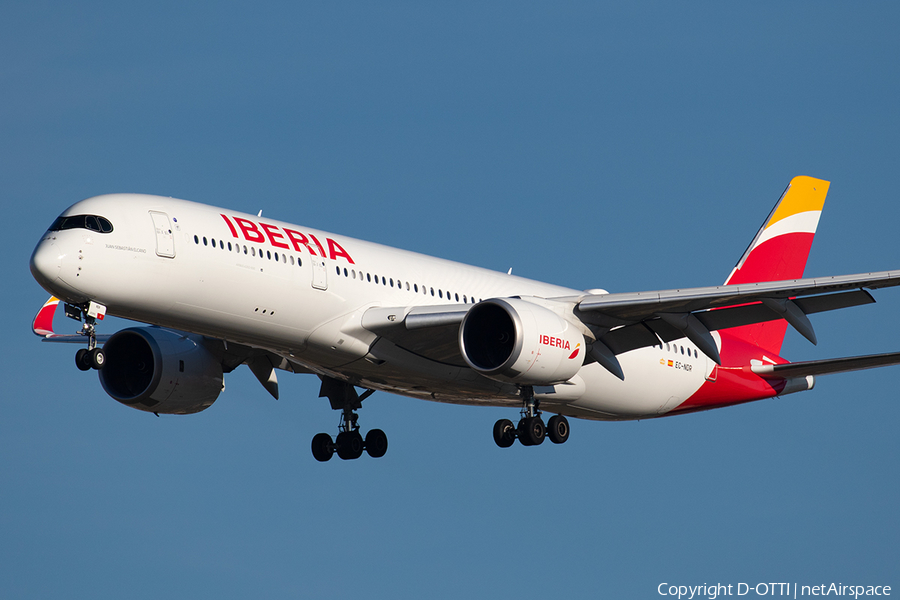 Iberia Airbus A350-941 (EC-NDR) | Photo 376195