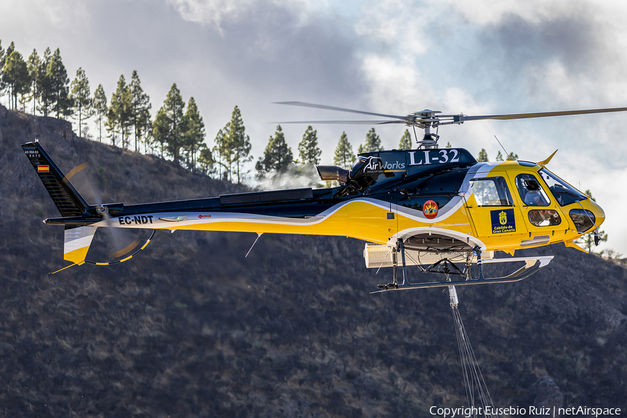 Airworks Helicopters Aerospatiale AS350B3 Ecureuil (EC-NDT) | Photo 472074