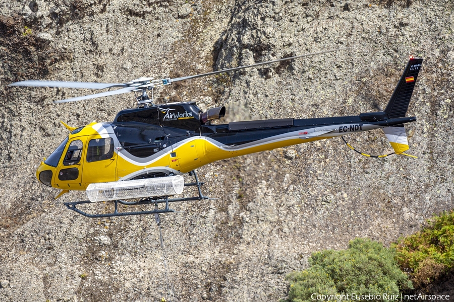 Airworks Helicopters Aerospatiale AS350B3 Ecureuil (EC-NDT) | Photo 455860