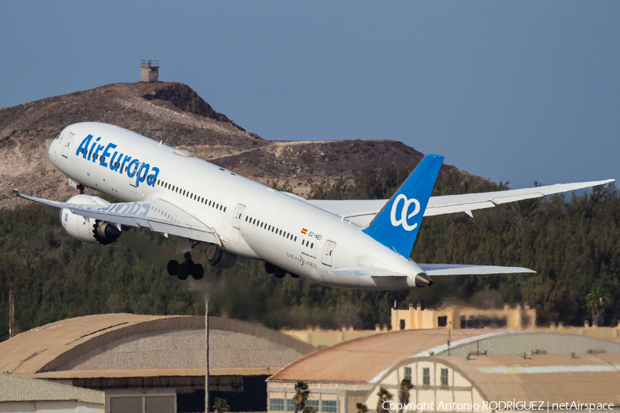 Air Europa Boeing 787-9 Dreamliner (EC-NEI) | Photo 509725