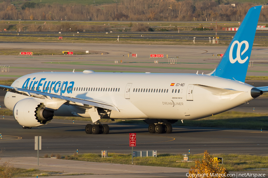 Air Europa Boeing 787-9 Dreamliner (EC-NEI) | Photo 362249