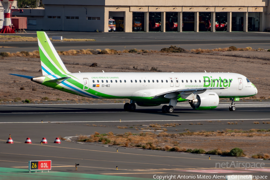 Binter Canarias Embraer ERJ-195E2 (ERJ-190-400STD) (EC-NEZ) | Photo 638154