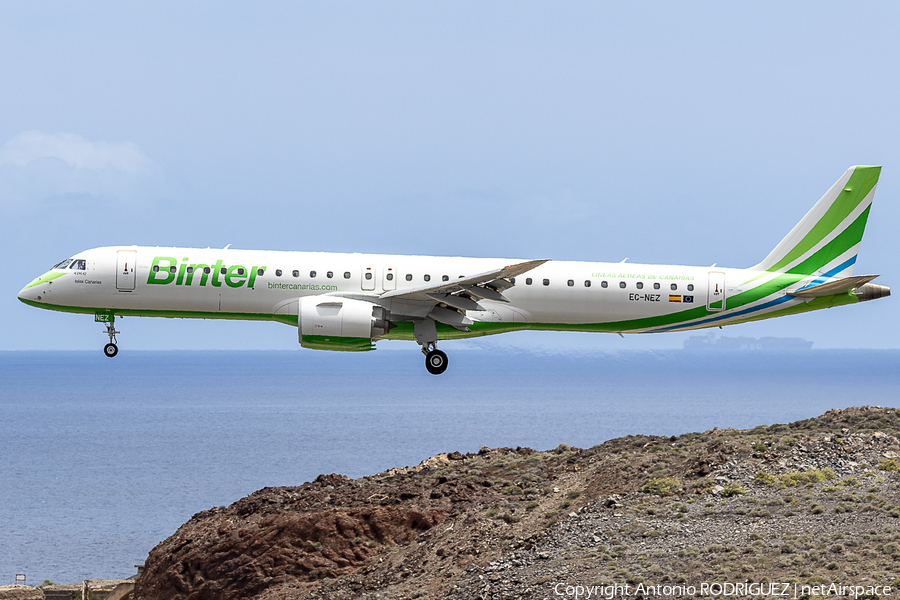 Binter Canarias Embraer ERJ-195E2 (ERJ-190-400STD) (EC-NEZ) | Photo 676418