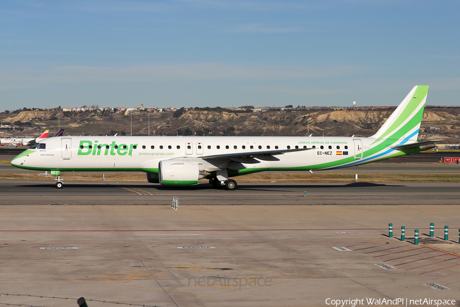 Binter Canarias Embraer ERJ-195E2 (ERJ-190-400STD) (EC-NEZ) | Photo 681530