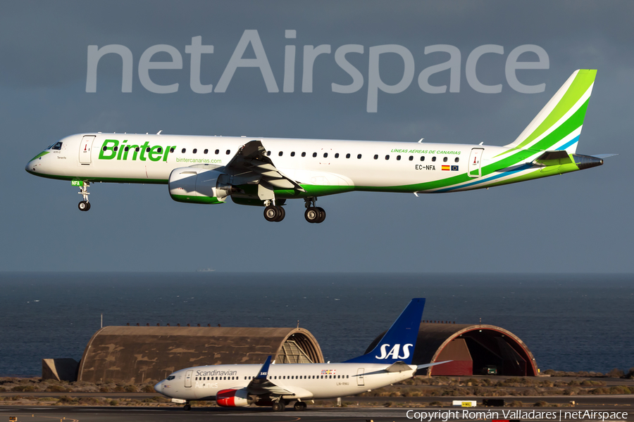 Binter Canarias Embraer ERJ-195E2 (ERJ-190-400STD) (EC-NFA) | Photo 364213