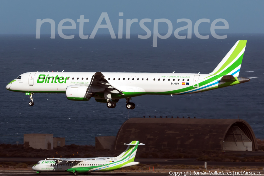Binter Canarias Embraer ERJ-195E2 (ERJ-190-400STD) (EC-NFA) | Photo 381588