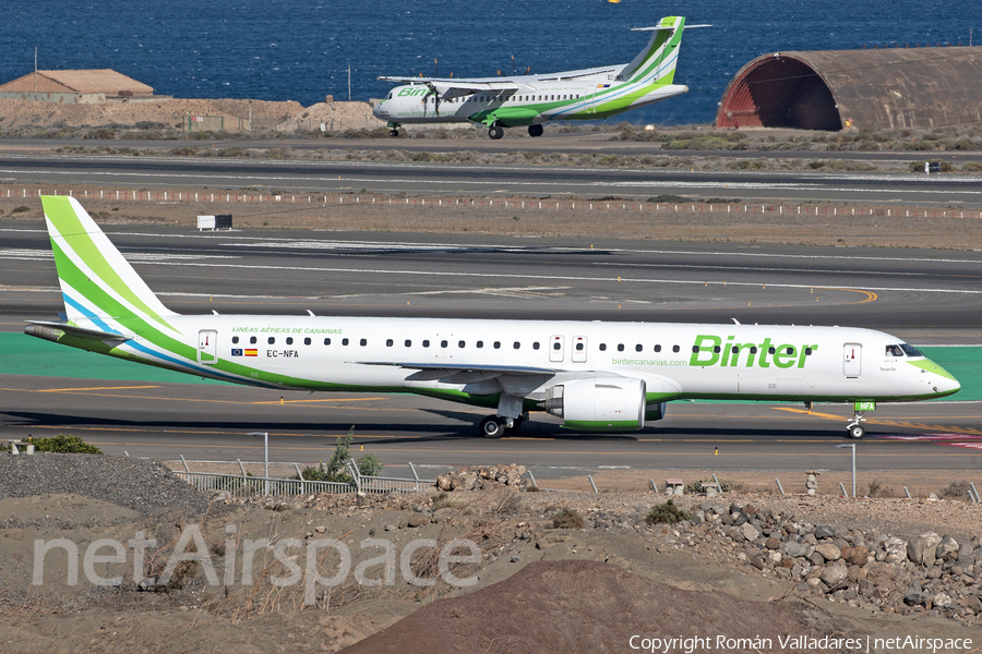 Binter Canarias Embraer ERJ-195E2 (ERJ-190-400STD) (EC-NFA) | Photo 496224