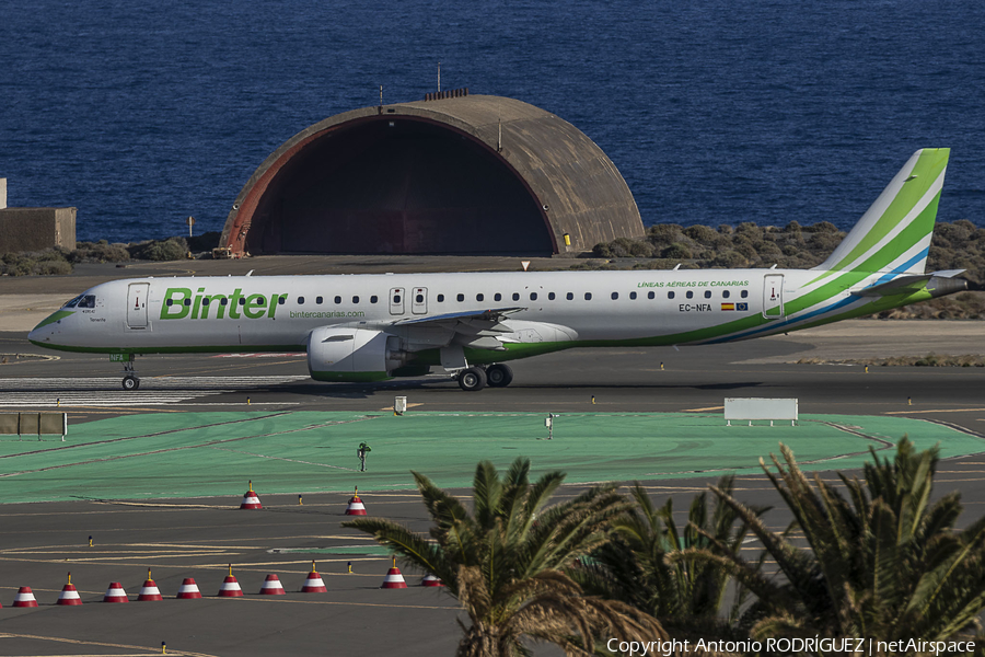 Binter Canarias Embraer ERJ-195E2 (ERJ-190-400STD) (EC-NFA) | Photo 659472