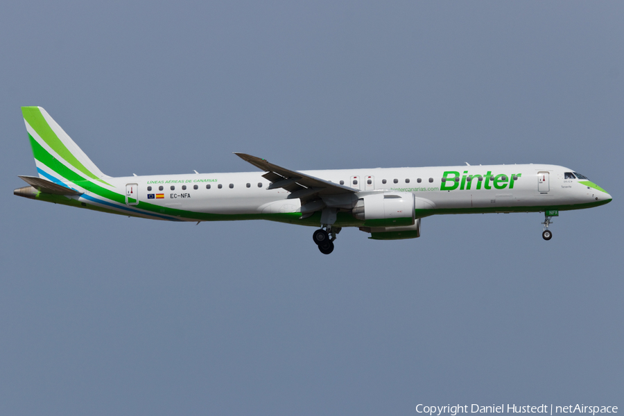Binter Canarias Embraer ERJ-195E2 (ERJ-190-400STD) (EC-NFA) | Photo 471803