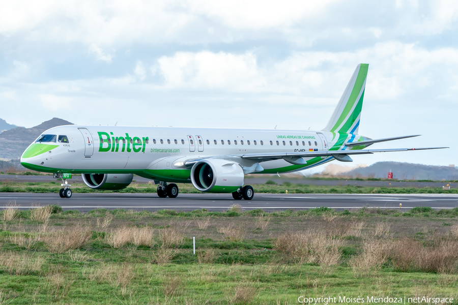 Binter Canarias Embraer ERJ-195E2 (ERJ-190-400STD) (EC-NFA) | Photo 413313