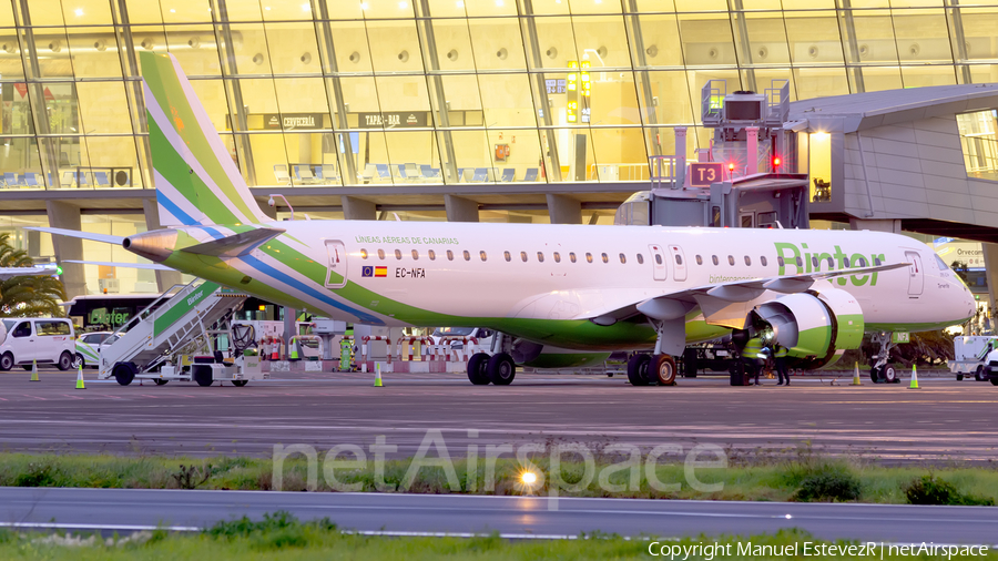 Binter Canarias Embraer ERJ-195E2 (ERJ-190-400STD) (EC-NFA) | Photo 419683