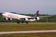 Plus Ultra Airbus A340-642 (EC-NFP) at  Hamburg - Fuhlsbuettel (Helmut Schmidt), Germany