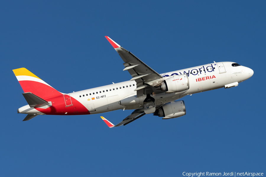 Iberia Airbus A320-251N (EC-NFZ) | Photo 409273