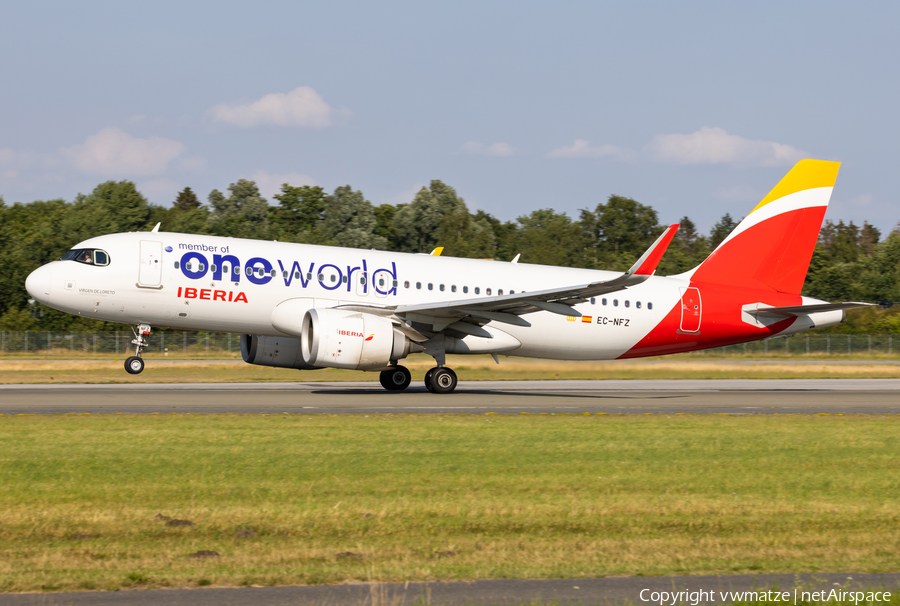 Iberia Airbus A320-251N (EC-NFZ) | Photo 517311