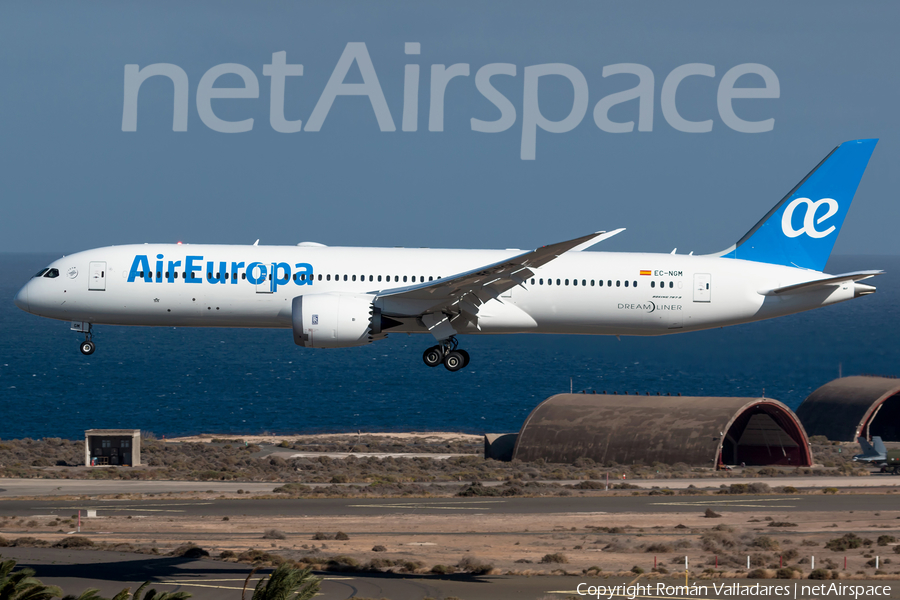 Air Europa Boeing 787-9 Dreamliner (EC-NGM) | Photo 375937