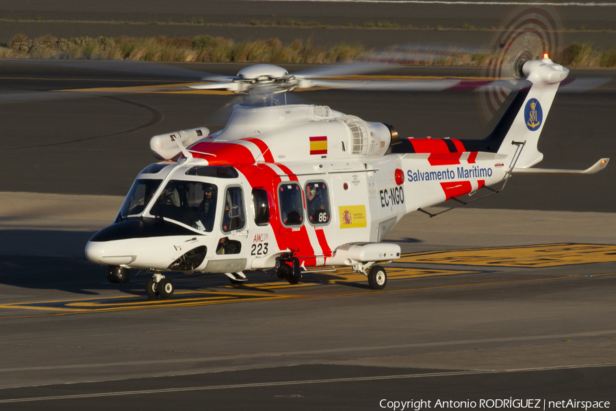 Salvamento Maritimo AgustaWestland AW139 (EC-NGO) | Photo 368297