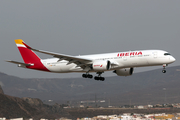 Iberia Airbus A350-941 (EC-NGT) at  Gran Canaria, Spain