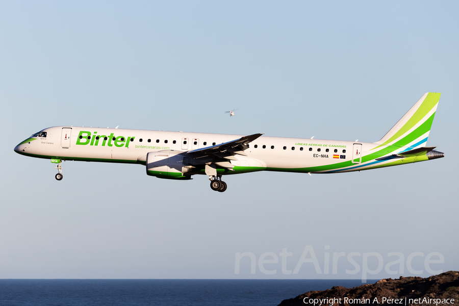 Binter Canarias Embraer ERJ-195E2 (ERJ-190-400STD) (EC-NHA) | Photo 368464