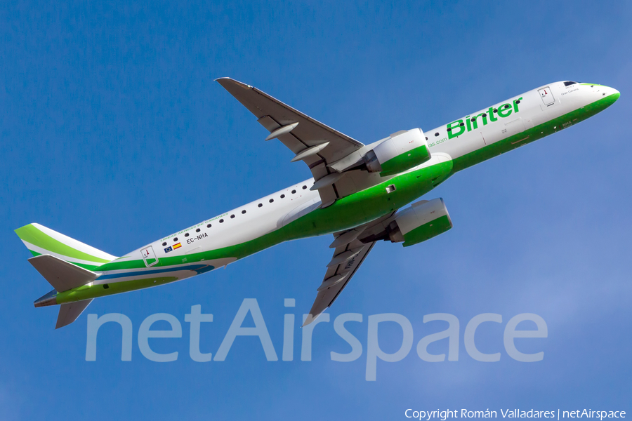 Binter Canarias Embraer ERJ-195E2 (ERJ-190-400STD) (EC-NHA) | Photo 421820