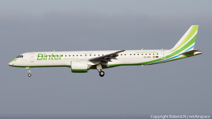 Binter Canarias Embraer ERJ-195E2 (ERJ-190-400STD) (EC-NHA) | Photo 592882