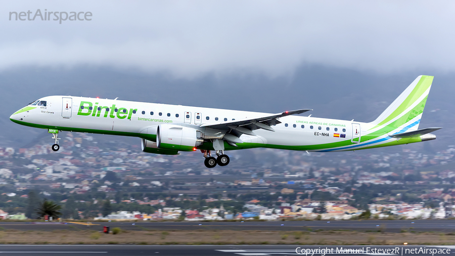 Binter Canarias Embraer ERJ-195E2 (ERJ-190-400STD) (EC-NHA) | Photo 404643