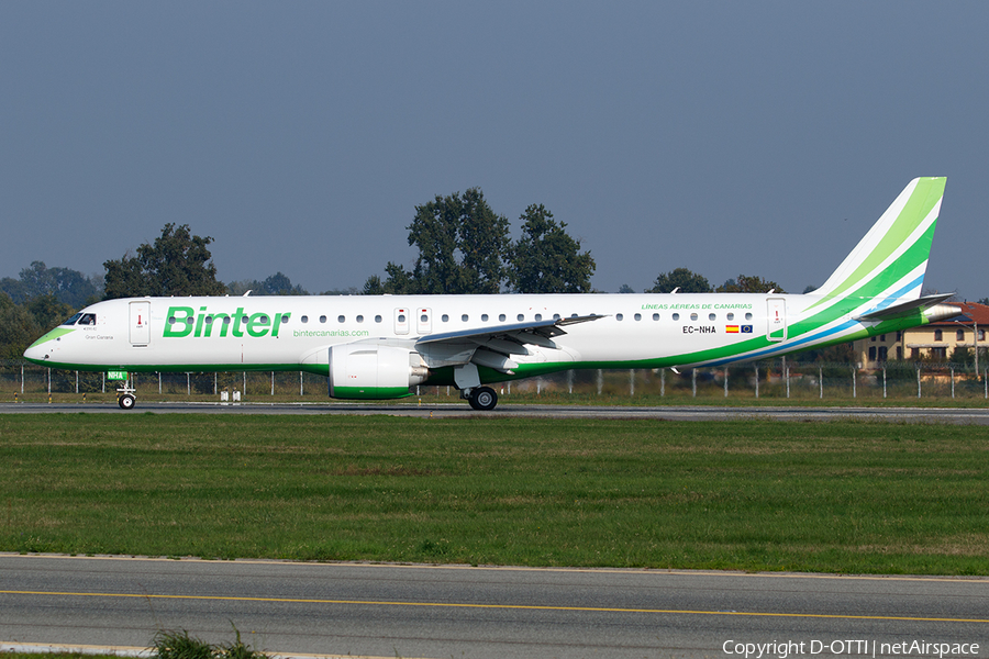 Binter Canarias Embraer ERJ-195E2 (ERJ-190-400STD) (EC-NHA) | Photo 479061