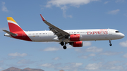 Iberia Express Airbus A321-251NX (EC-NIA) at  Lanzarote - Arrecife, Spain