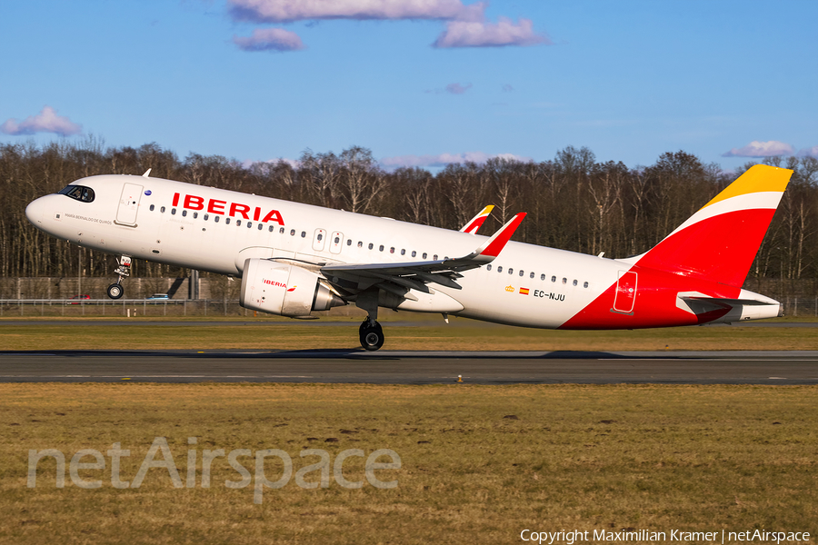 Iberia Airbus A320-251N (EC-NJU) | Photo 521136