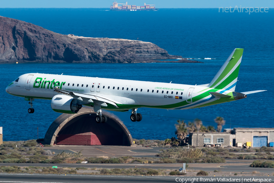 Binter Canarias Embraer ERJ-195E2 (ERJ-190-400STD) (EC-NNV) | Photo 604987