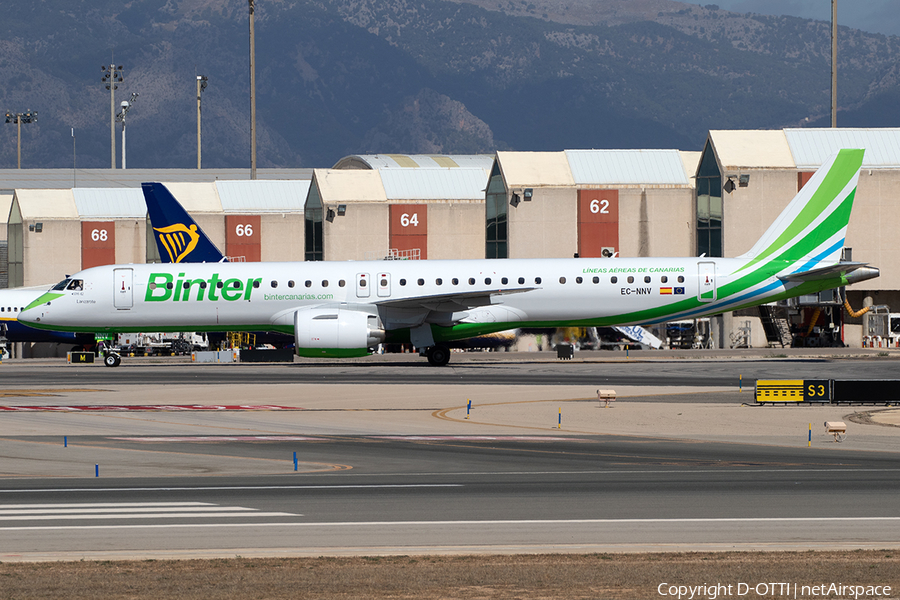 Binter Canarias Embraer ERJ-195E2 (ERJ-190-400STD) (EC-NNV) | Photo 530834