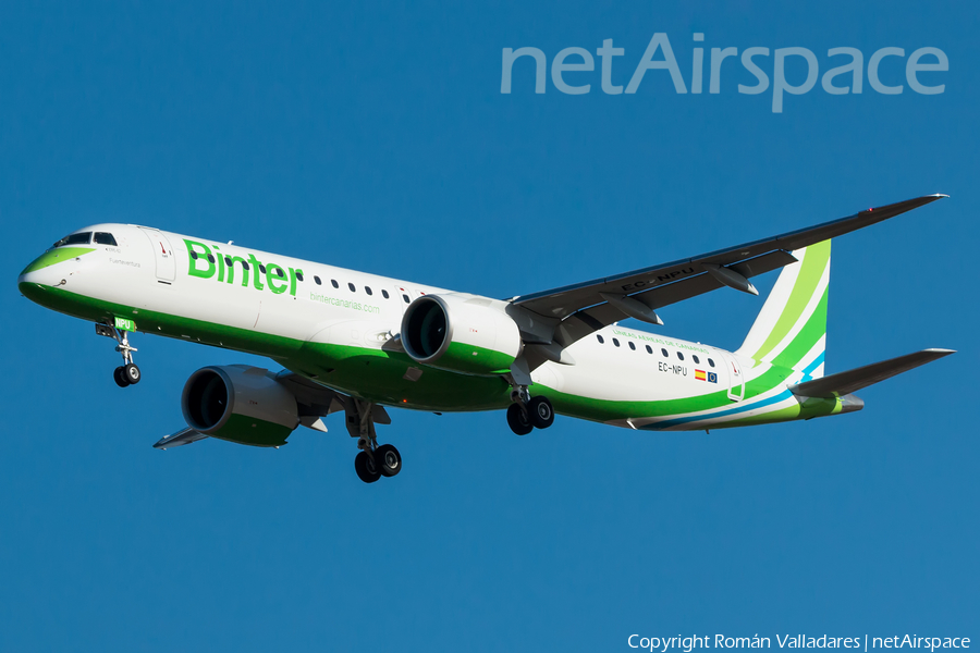 Binter Canarias Embraer ERJ-195E2 (ERJ-190-400STD) (EC-NPU) | Photo 469490