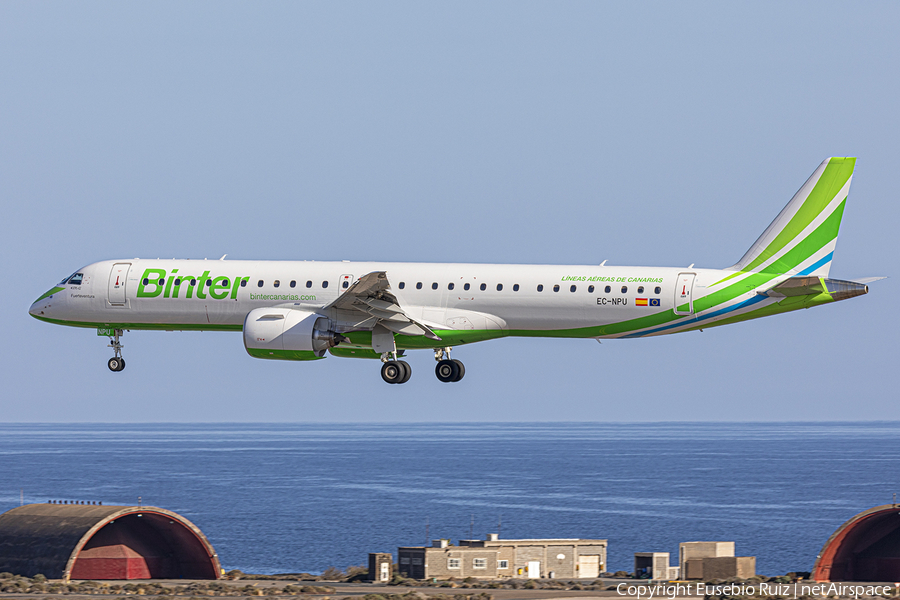 Binter Canarias Embraer ERJ-195E2 (ERJ-190-400STD) (EC-NPU) | Photo 485863