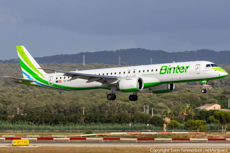 Binter Canarias Embraer ERJ-195E2 (ERJ-190-400STD) (EC-NPU) | Photo 583728