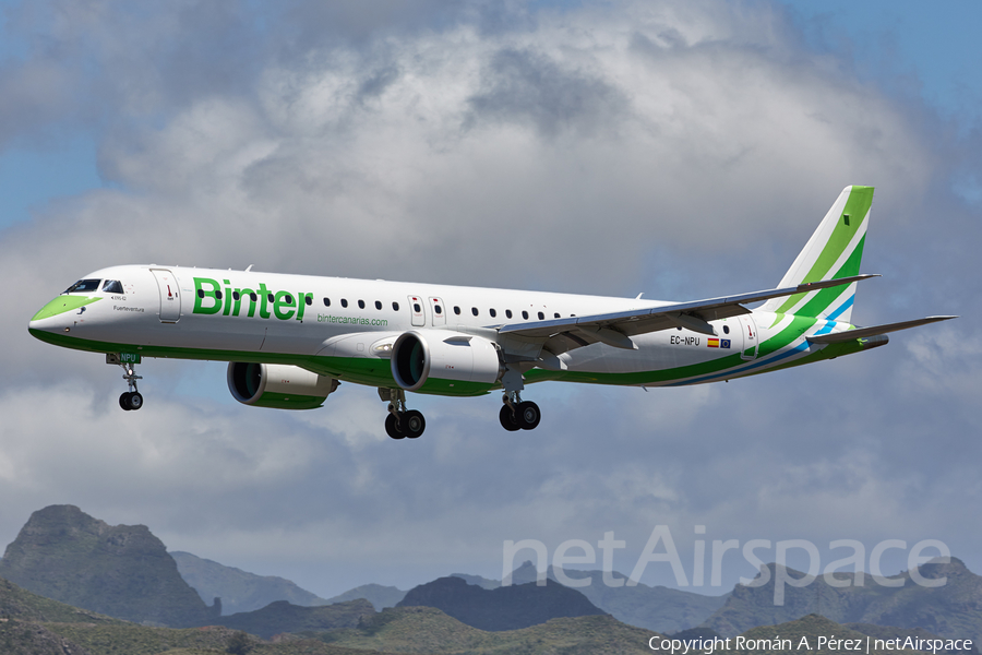 Binter Canarias Embraer ERJ-195E2 (ERJ-190-400STD) (EC-NPU) | Photo 503657