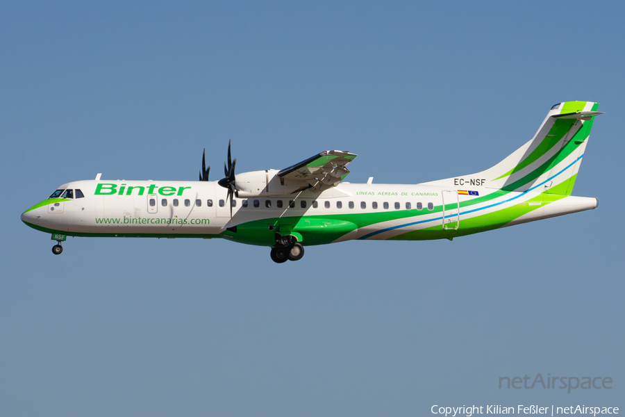 Binter Canarias ATR 72-600 (EC-NSF) | Photo 504250