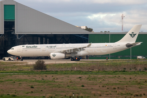 Saudi Arabian Airlines Airbus A330-343E (EC-NTY) at  Luqa - Malta International, Malta