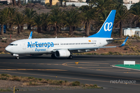 Air Europa Express Boeing 737-8GP (EC-NUZ) at  Gran Canaria, Spain