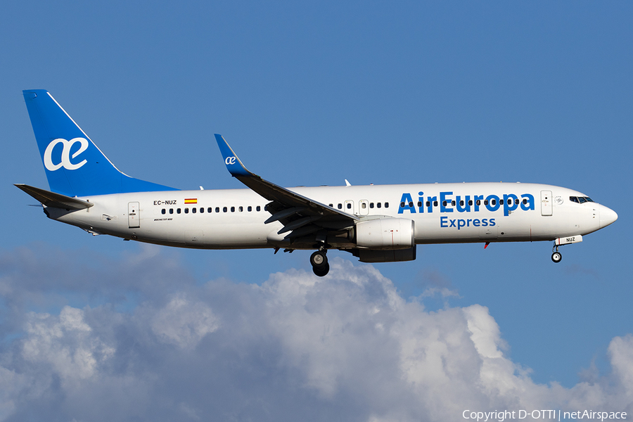 Air Europa Express Boeing 737-8GP (EC-NUZ) | Photo 533763